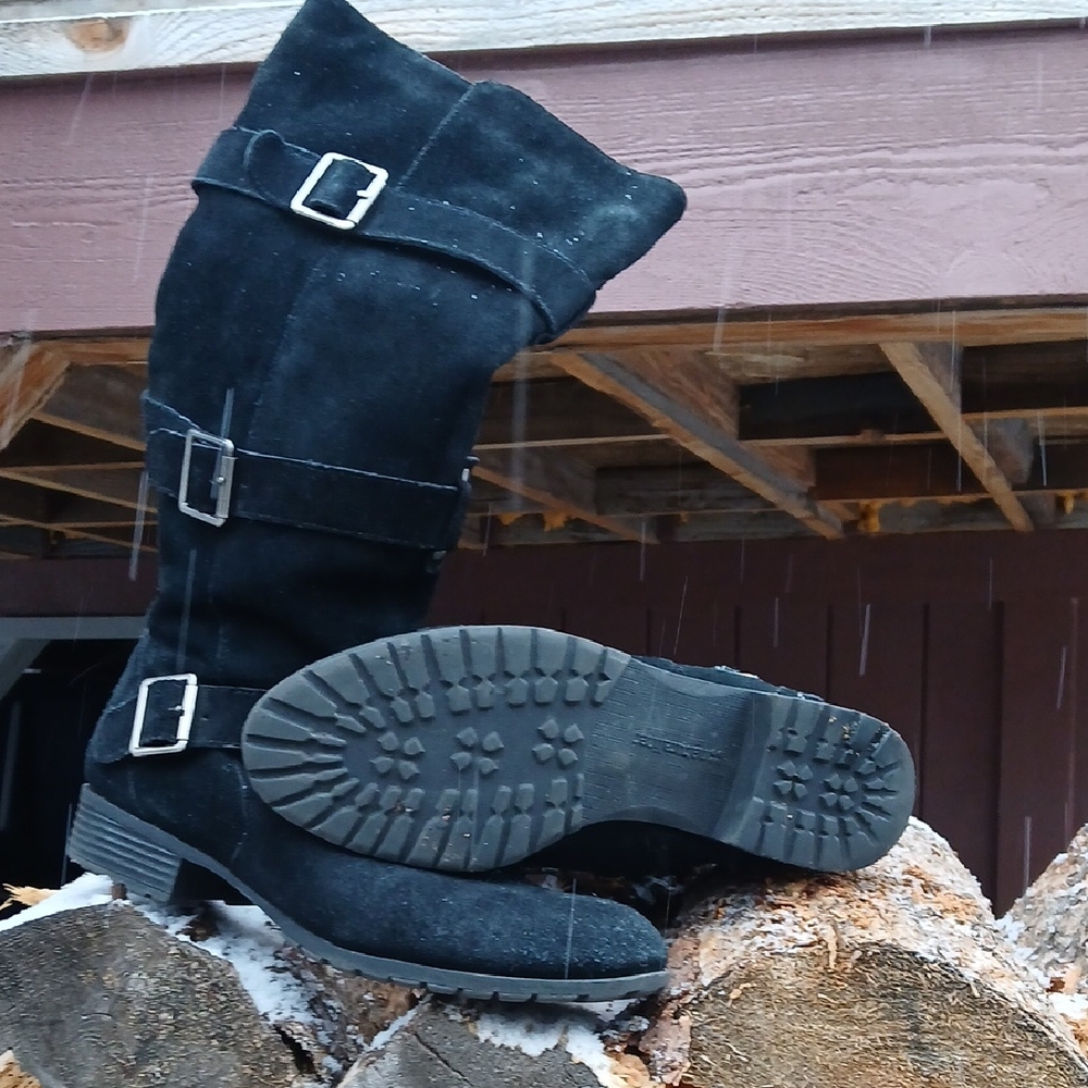 SOUL Naturalizer Black Buckle Winter Boots